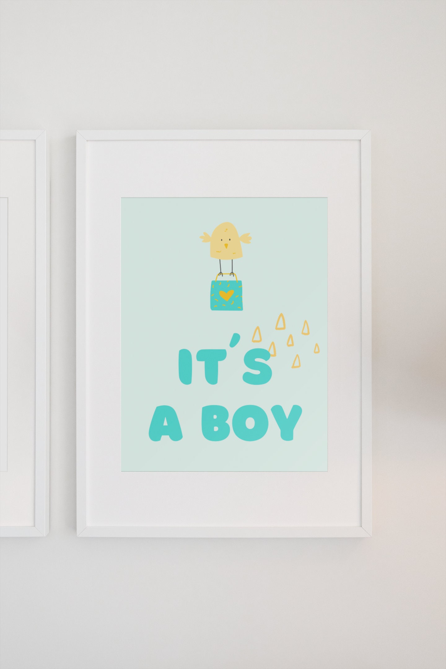 It's A Boy Printable Poster, Instant Download, Baby Room Decor - Etsy