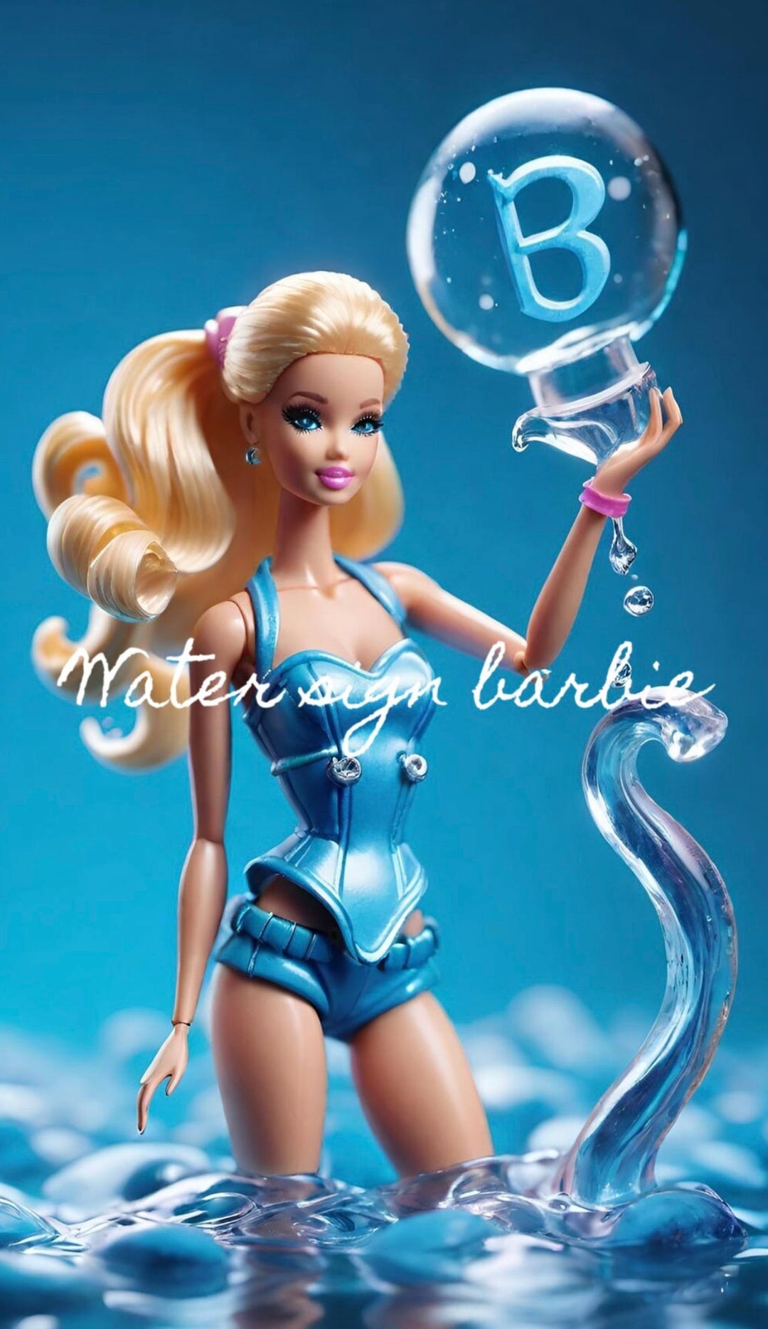 Water Sign Barbie Print - Etsy