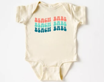 Beach Babe Baby Onesie®: Summer Vacation Bodysuit