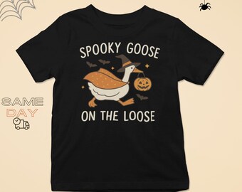 Funny Halloween Goose Shirt – Spooky Trick or Treat Outfit