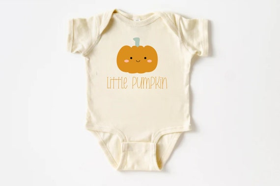 Little Pumpkin Baby Onesie®, Natural Cotton Newborn Bodysuit