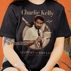 It's Always Sunny In Philadelphia Charlie Kelly Attorney At Bird Law Retro Vintage Unisex Classic T-Shirt