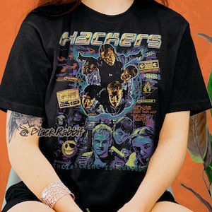 Hackers 1995 Their Crime Is Curiosity Retro Vintage 90s Unisex Classic T-Shirt