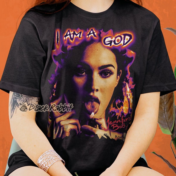 Jennifer's Body I Am A God Megan Fox Horror Movie Retro Vintage Bootleg Unisex Classic T-Shirt