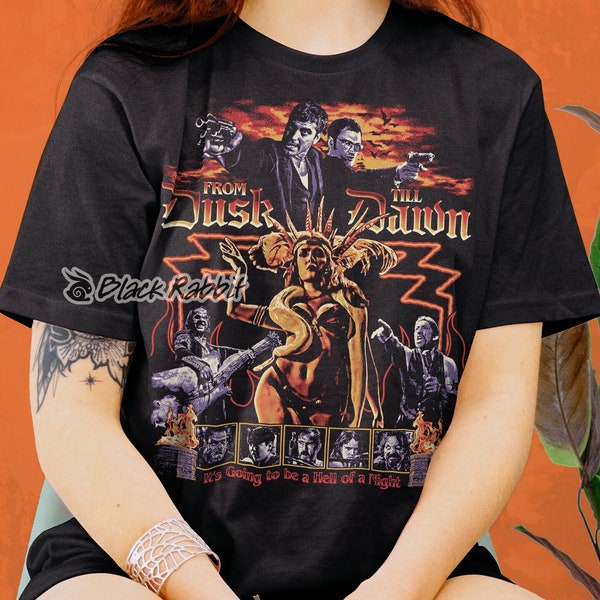 From Dusk Till Dawn 90s Horror Retro Vintage Unisex Classic T-Shirt