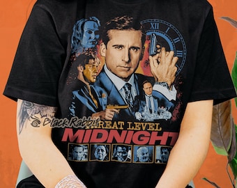 Das Office Threat Level Midnight Retro Vintage Unisex Classic T-Shirt