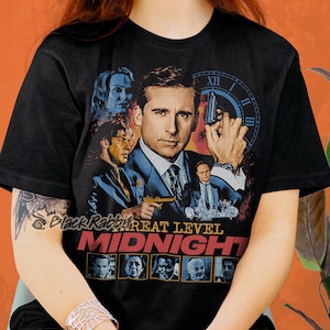 The Office Threat Level Midnight Retro Vintage Unisex Classic T-Shirt