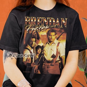 Brendan Fraser The Mummy Retro Vintage Bootleg Unisex Classic T-Shirt