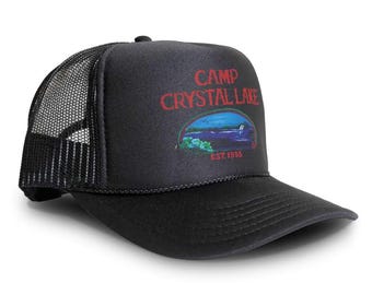Camp Crystal Lake Friday the 13th Inspired Foam Front Trucker