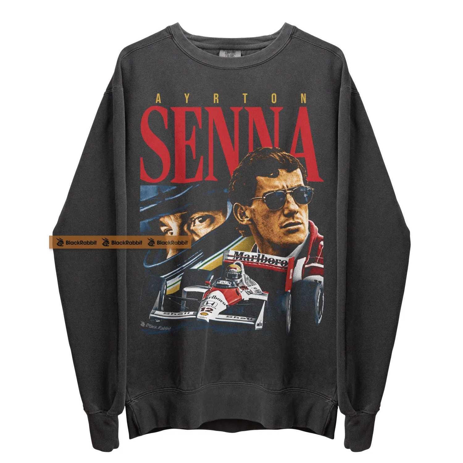 Ayrton Senna 90s Racing Retro Vintage Bootleg Unisex Classic T 