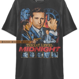 The Office Threat Level Midnight Retro Vintage Unisex Classic T-Shirt