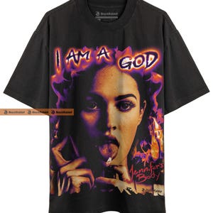 Jennifer's Body I Am A God Megan Fox Horror Movie Retro Vintage Bootleg Unisex Classic T-Shirt