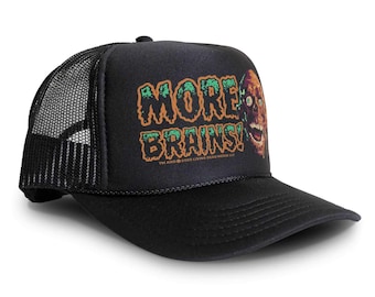 Return of the Living Dead Officially Licensed Tarman More Brains Snapback Foam-Front Trucker Hat