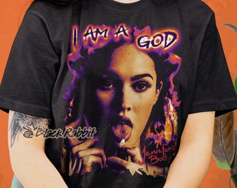 Jennifer's Body I Am A God Megan Fox Horror Movie Retro Vintage Bootleg Unisex Classic T-Shirt