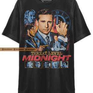 The Office Threat Level Midnight Retro Vintage Unisex Classic T-Shirt