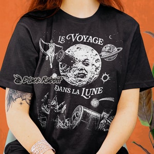 A Trip To The Moon Le Voyage Dans La Lune 1902 Silent Film Unisex Classic T-Shirt