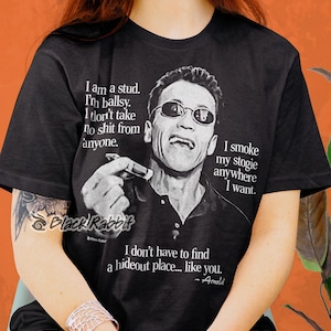 Arnold Schwarzenegger I Am A Stud Stogie Speech Video Unisex Classic T-Shirt