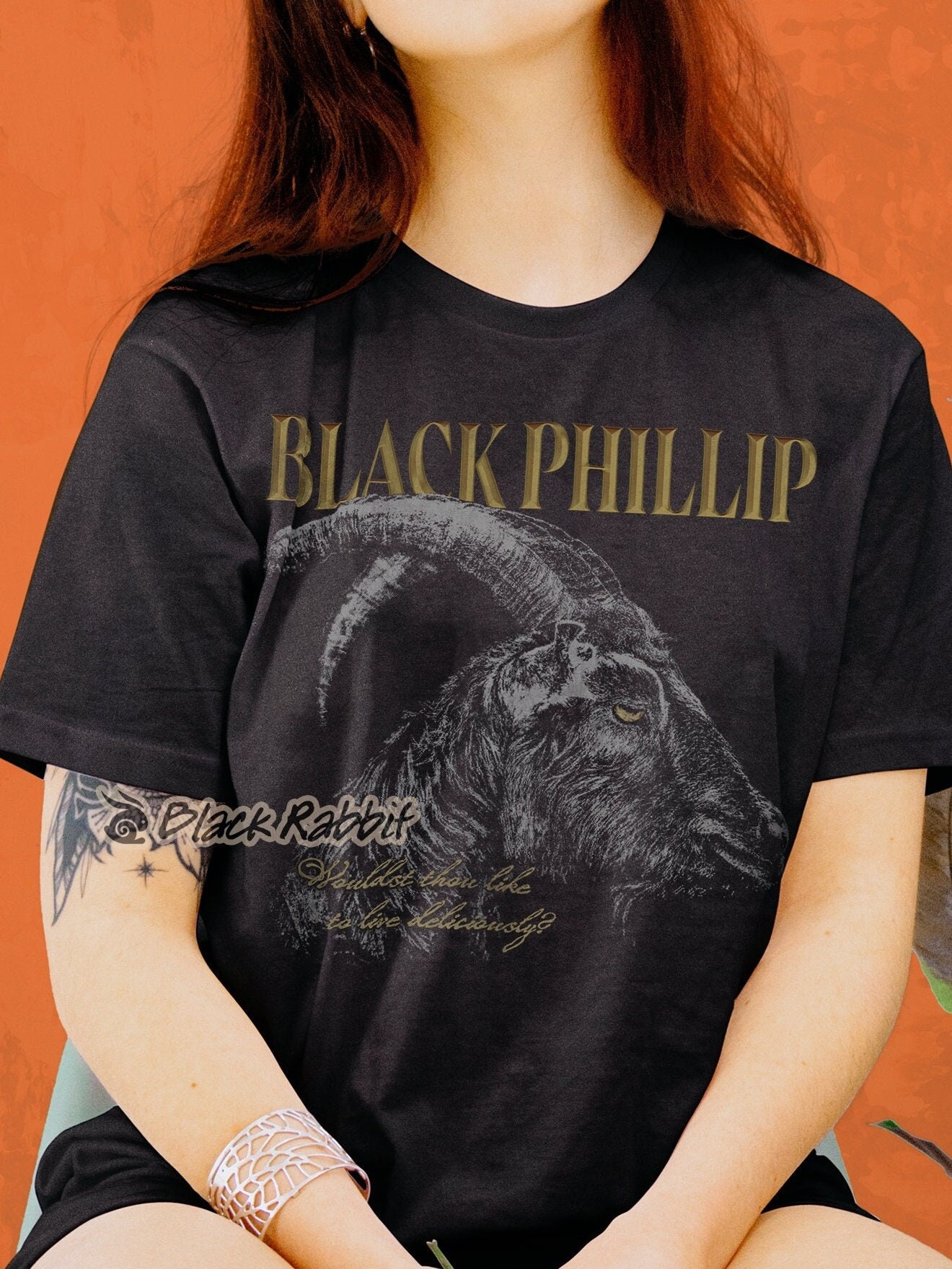 Black phillip cheap t shirt