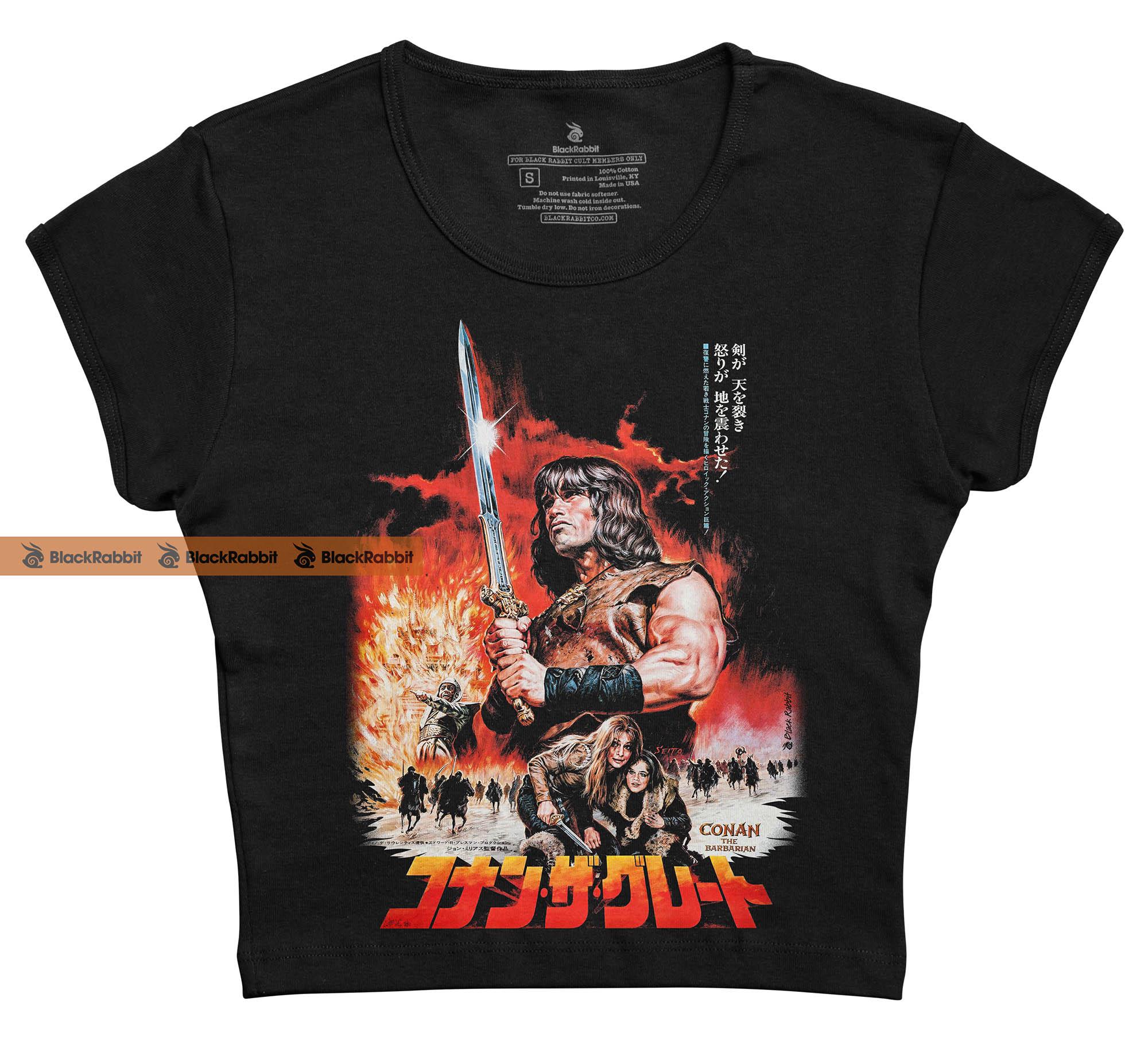 Conan the Barbarian Japan Poster Retro Vintage 80s Fantasy Unisex
