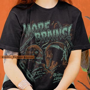 Return of the Living Dead Officially Licensed More Brains Unisex Classic T-Shirt