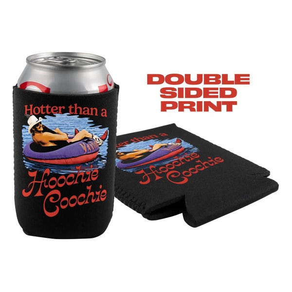 Hotter Than A Hoochie Coochie 90s Country Retro Insulated Can Cooler
