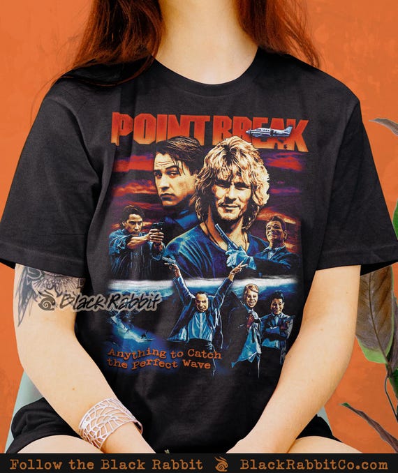 1999年CBA（Char,Bogert,Appice）ツアーピック+Tシャツ Point Break Anything to Catch the Perfect Wave 90s Retro Vintage