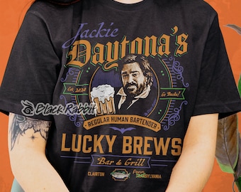 What We Do In The Shadows Jackie Daytona Regular Human Bartender Lucky Brews Retro Vintage Unisex Classic T-Shirt