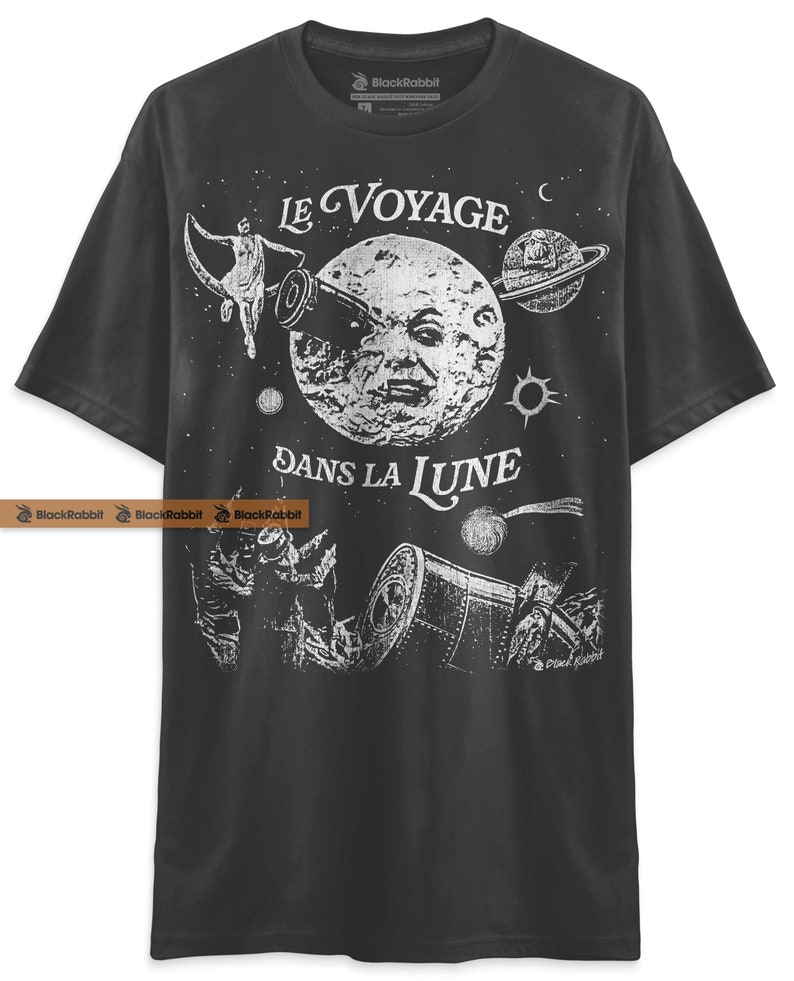 A Trip To The Moon Le Voyage Dans La Lune 1902 Silent Film Unisex Classic T-Shirt