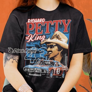 Richard Petty The King 43 90s Recreation Retro Vintage Bootleg Unisex Classic T-Shirt