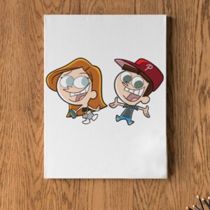 Ritratto personalizzato digitale cartone animato, illustrazione personalizzata, disegno digitale personalizzato