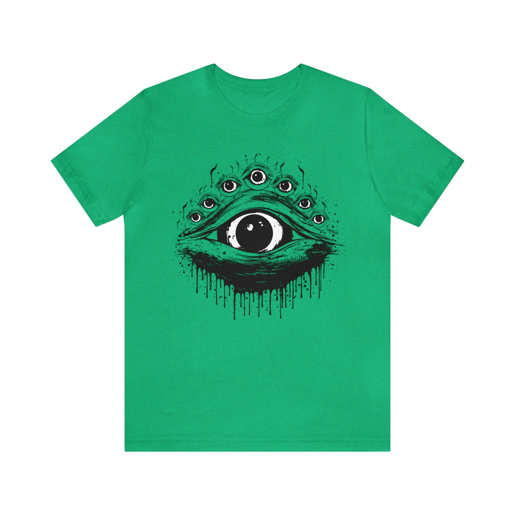 Weirdcore Shirt, Macabre Eyeball Goth Evil Eye T-shirt, Grunge Style ...