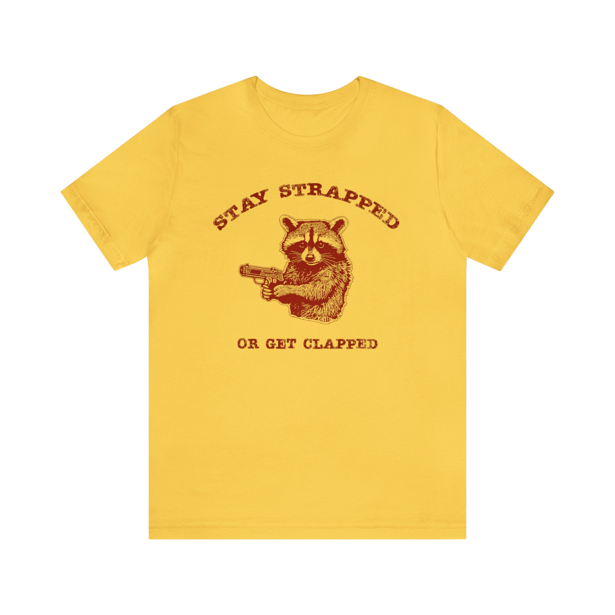 Stay Strapped or Get Clapped Tシャツ　ブーさん Amazon.com: Stay strapped or get clapped Skelton Funny T