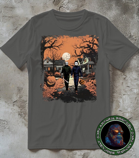 Michael Myers Shirt Jason Vorhees T shirt Vintage Grunge Halloween Tee Spooky Season Fall Tshirt for Men Women Etsy Canada