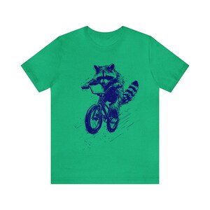 Maglietta con procione, Maglietta divertente con animali, Maglietta divertente con procione, Maglietta per amanti degli animali, Maglietta divertente con animali, Regalo per amanti degli animali, Regalo per ciclisti Heather Kelly