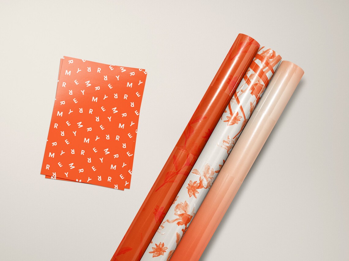 Art Deco Gift Wrap Christmas Wrapping Paper Flat Sheet Paper Grid ...