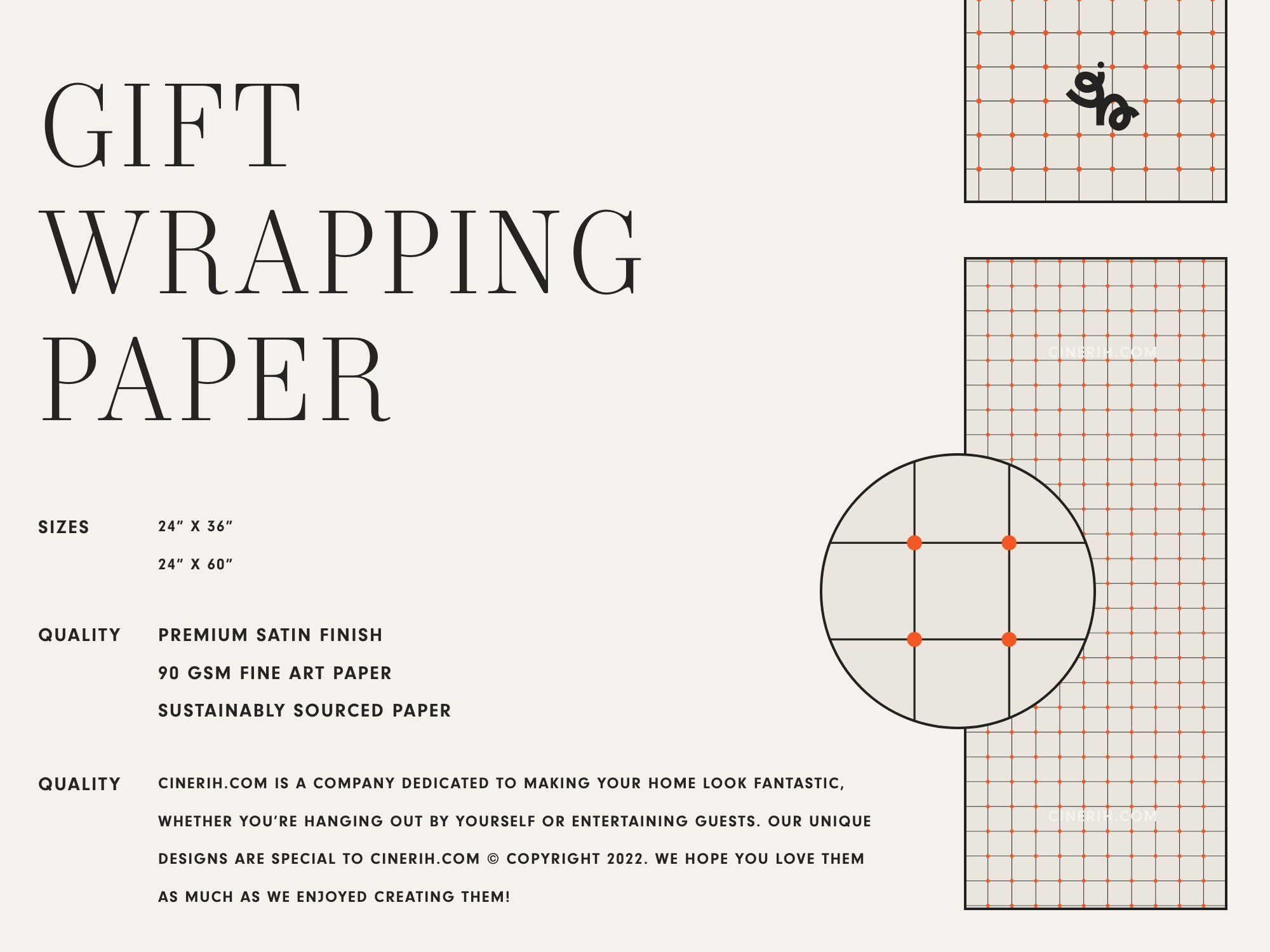 Art Deco Gift Wrap Christmas Wrapping Paper Flat Sheet Paper Grid ...