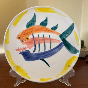 Miro ceramic plate - Etsy Nederland