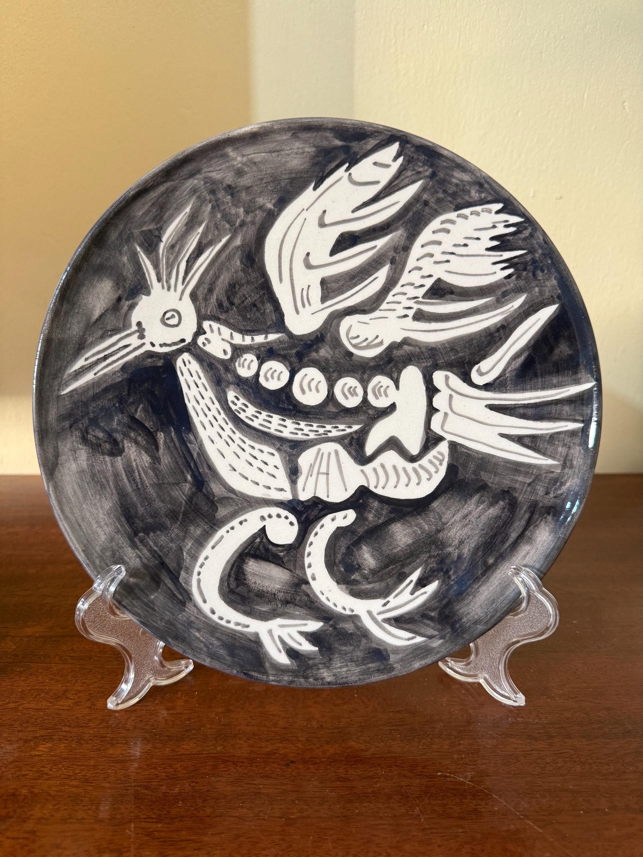 Miro ceramic plate - Etsy Nederland