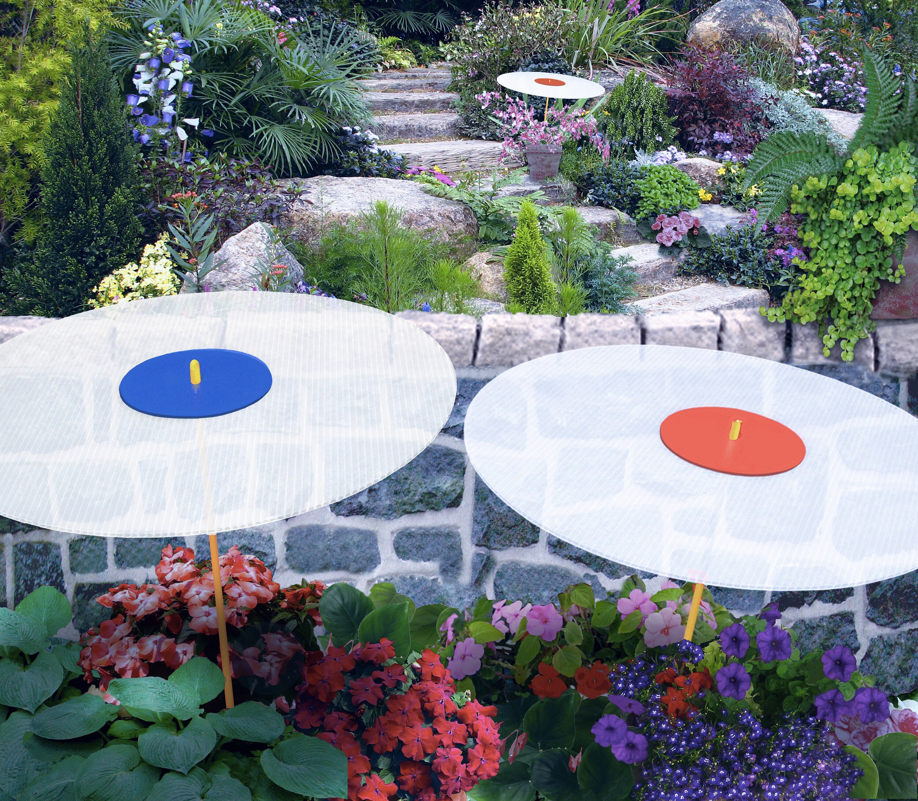 Plant Umbrella, Plant Umbrellas For Outdoor Plants, Garden Umbrella Shade For Potted Plants And