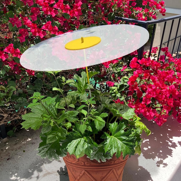 Set/3 (20"D) The Original Plant Shade Umbrella Disk, US-Made