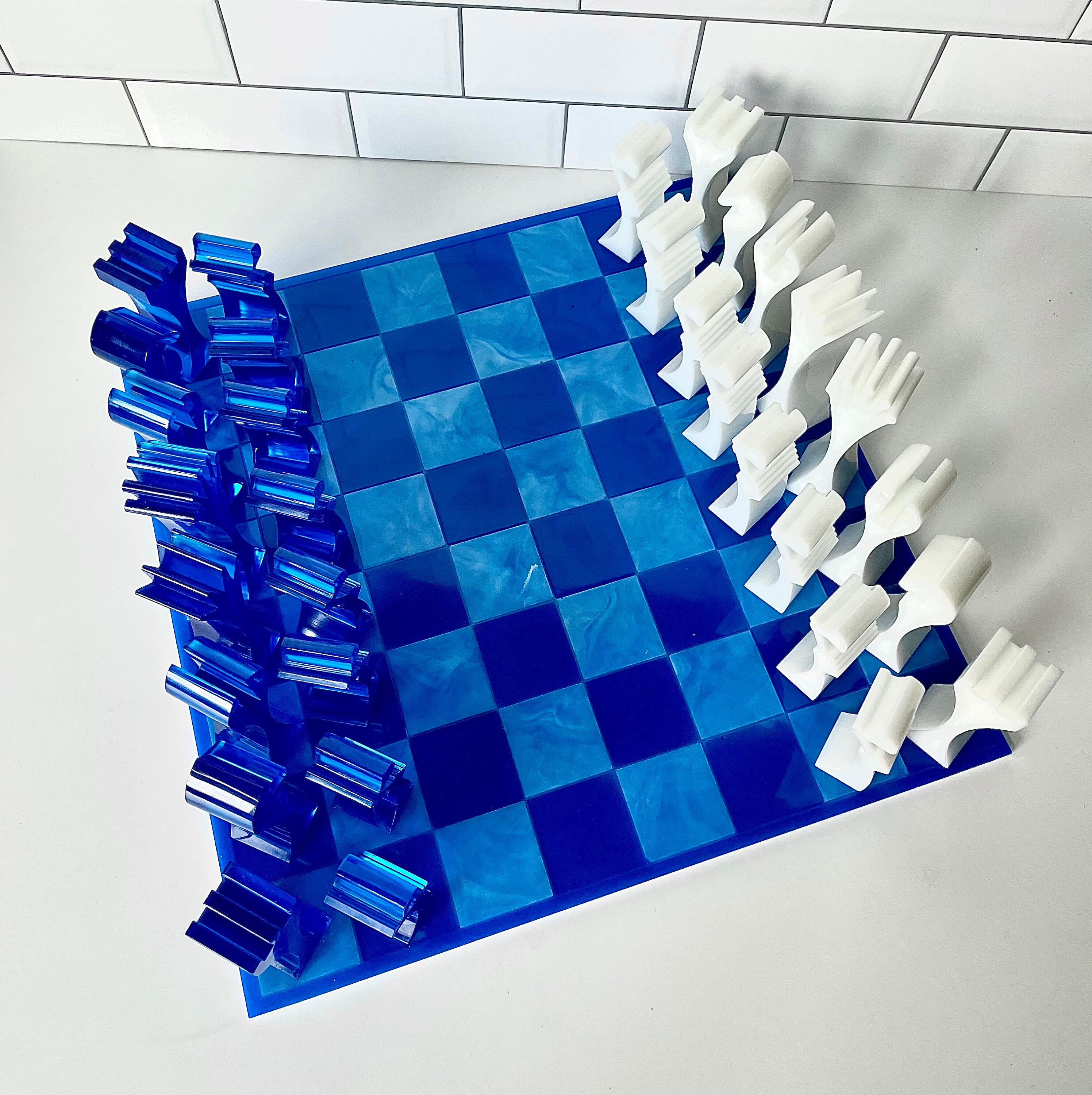 Large Custom Chess Set - Etsy