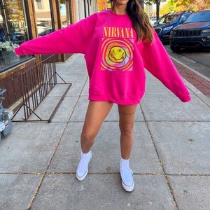 Nirvana sweatshirt urban outfitters sale