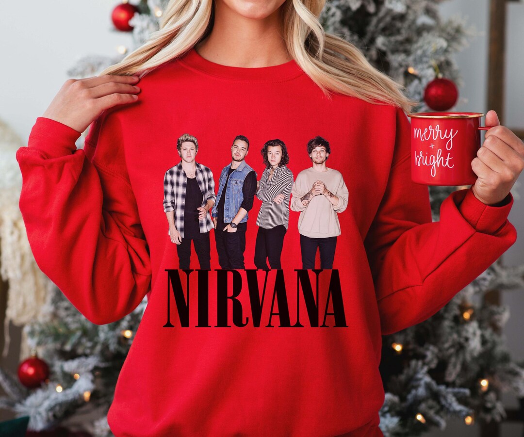 Vintage 1D Nirvana Sweatshirt, Glastonbury Festival One Direction