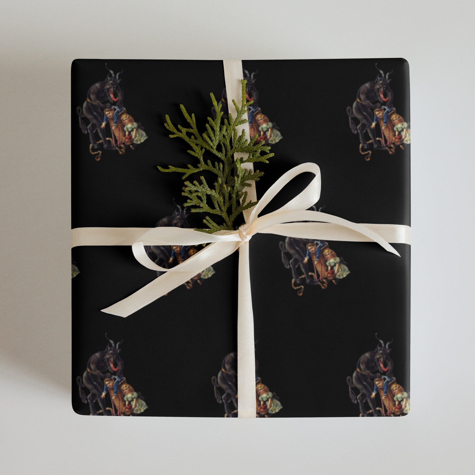 Krampus Christmas Wrapping Paper – Alexandria Noël