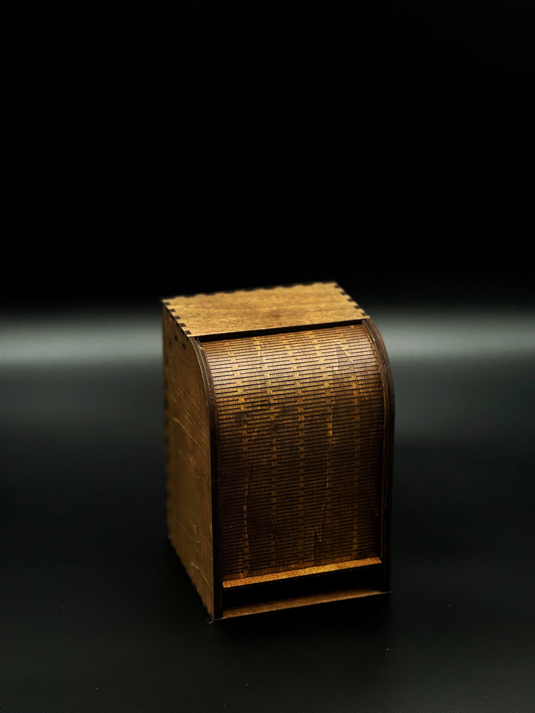 Wooden Roll Top Keepsake Box Desk Box Etsy