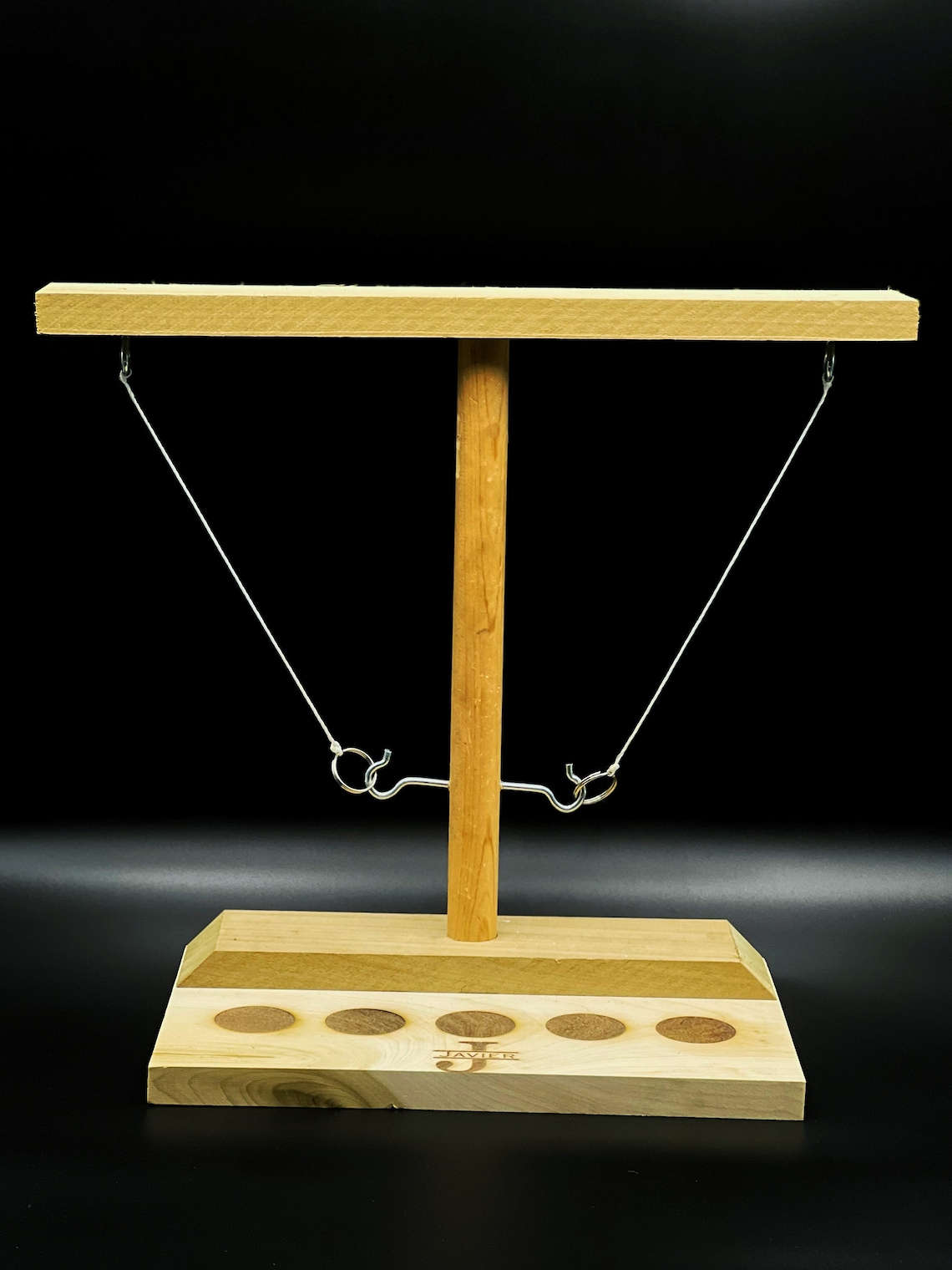 Table Top Ring Game Tiki Toss Headtohead Game Etsy