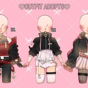 採用可能な衣装 OC | PngTuber | Vtuber | ペルソナ | ロールプレイ | コマーシャル（4つの衣装がオープン）<毎週更新>