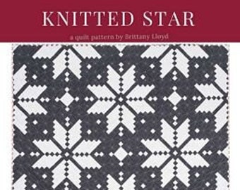 Knitted Star Quilt Pattern