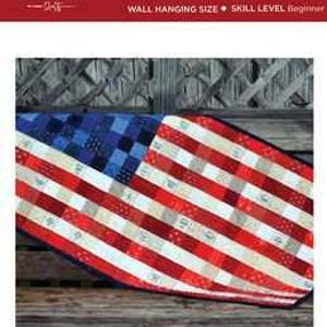 SCRAPPY AMERICAN FLAG Quilt Pattern