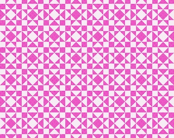 Colorblocks Party: TWINKLE MAGENTA PINK 108-Inch Backing Fabric (1 yd)